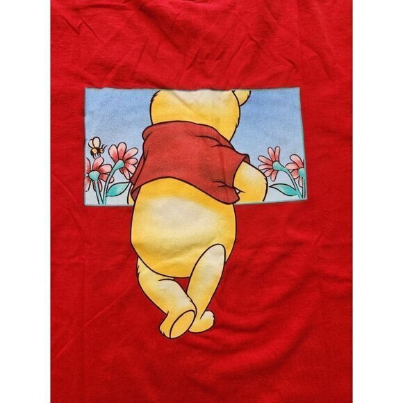 Vintage Winnie the Pooh Double Sided V Neck Disney T Shirt Womens 2X 22W / 24W - Picture 4 of 8